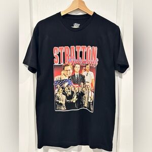 Stratton Oakmont Unique The Wolf of Wall Street Retro Tee Shirt - Medium